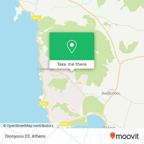 Dionysou 23 map