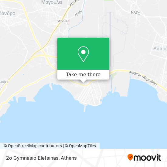 2o Gymnasio Elefsinas map