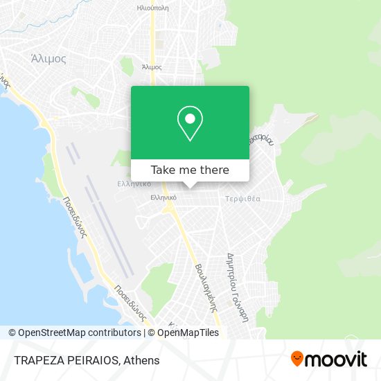 TRAPEZA PEIRAIOS map