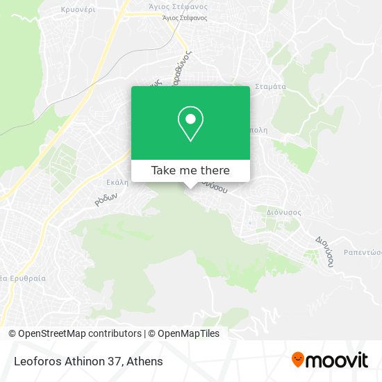 Leoforos Athinon 37 map