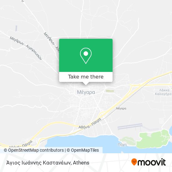 Άγιος Ιωάννης Καστανέων map