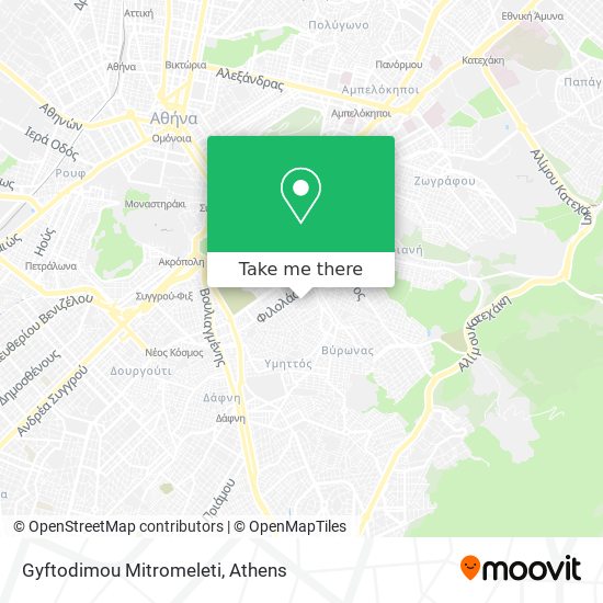 Gyftodimou Mitromeleti map