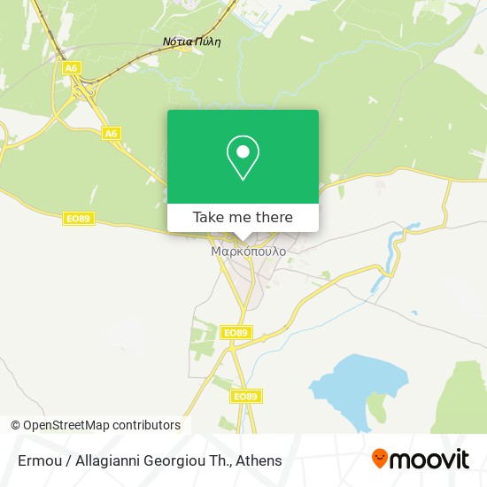 Ermou / Allagianni Georgiou Th. map