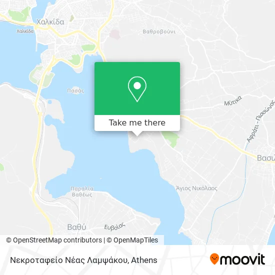Νεκροταφείο Νέας Λαμψάκου map