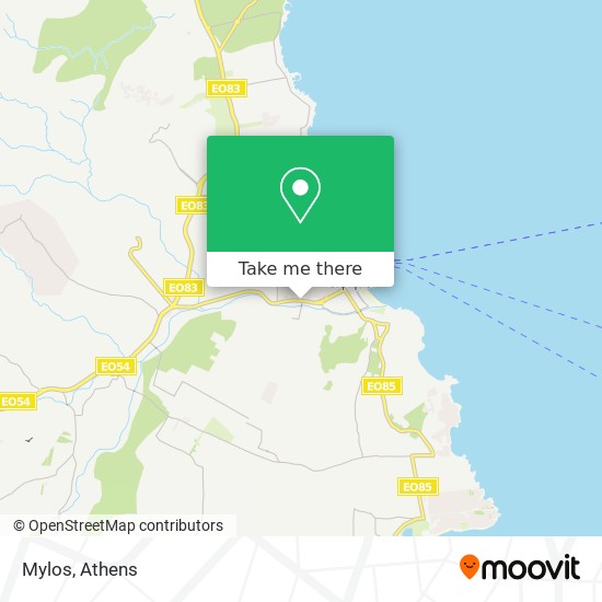 Mylos map