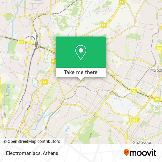 Electromaniacs map