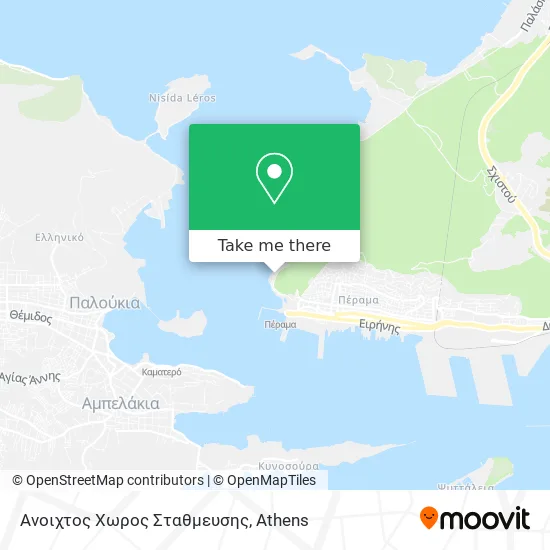 Ανοιχτος Χωρος Σταθμευσης map