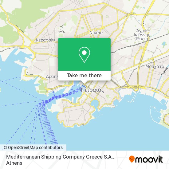 Mediterranean Shipping Company Greece S.A. map