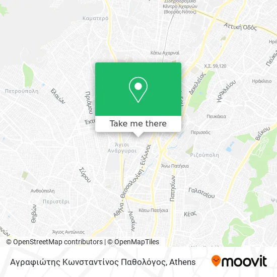 Αγραφιώτης Κωνσταντίνος Παθολόγος map