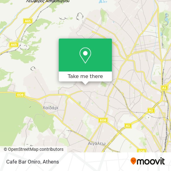Cafe Bar Oniro map