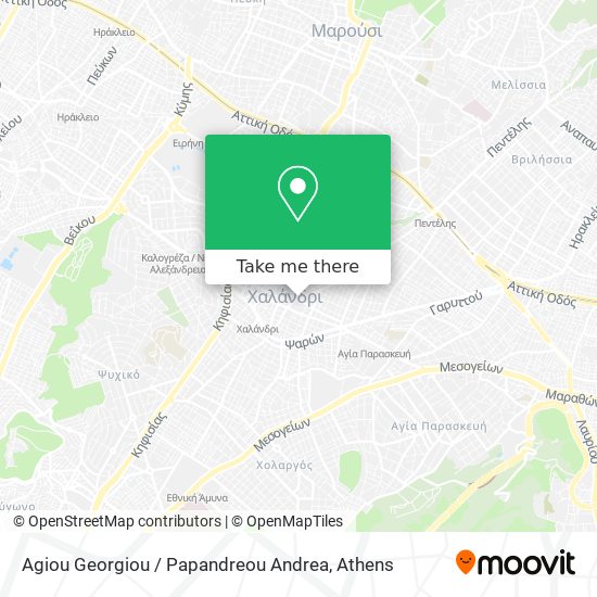 Agiou Georgiou / Papandreou Andrea map