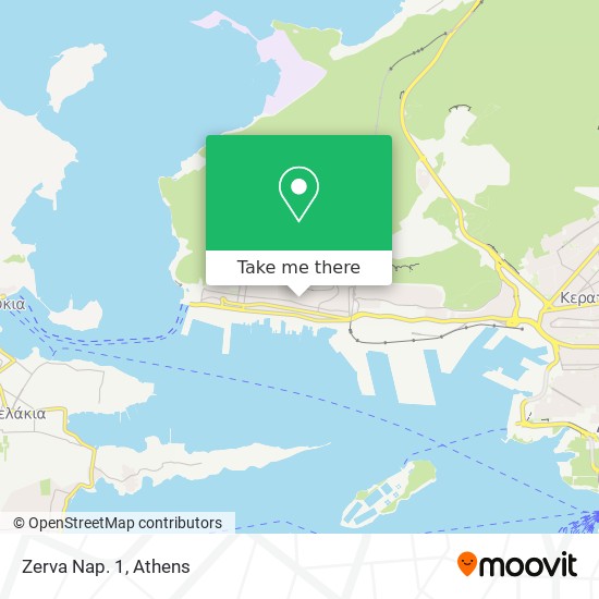 Zerva Nap. 1 map