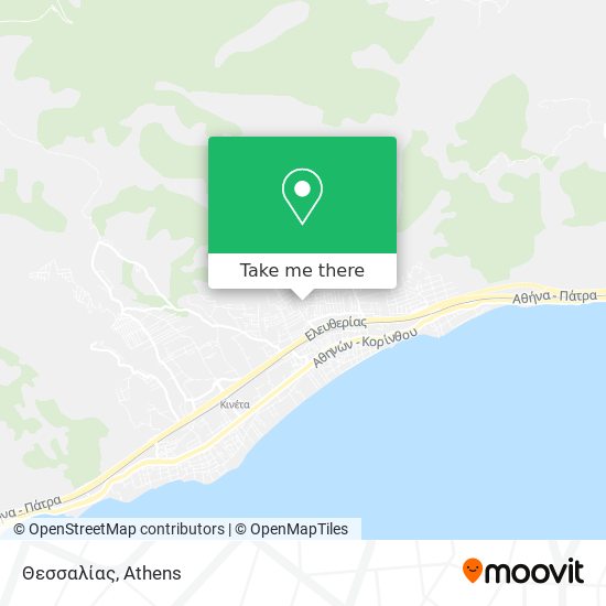 Θεσσαλίας map