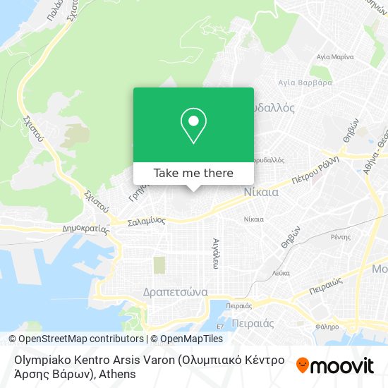 Olympiako Kentro Arsis Varon (Ολυμπιακό Κέντρο Άρσης Βάρων) map