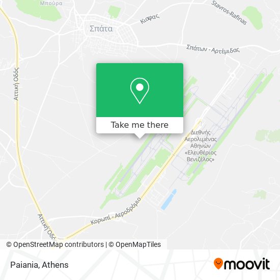 Paiania map