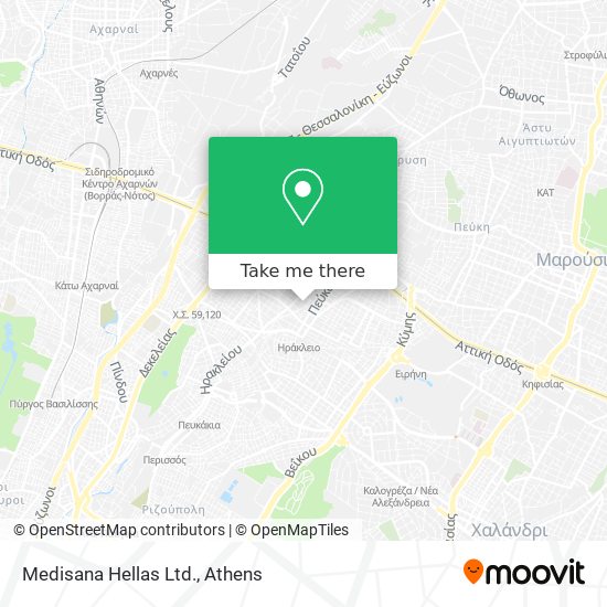 Medisana Hellas Ltd. map