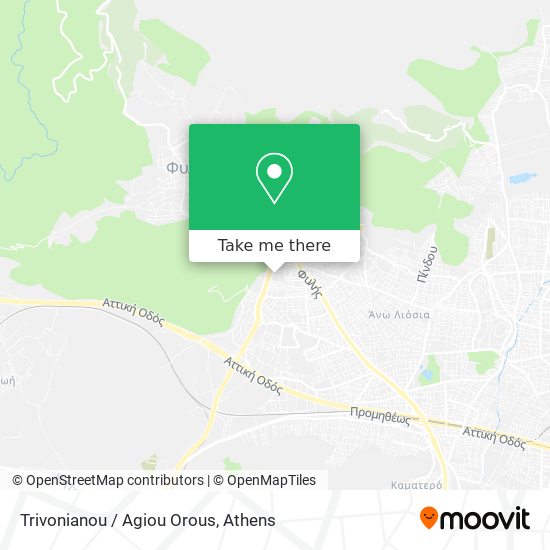 Trivonianou / Agiou Orous map