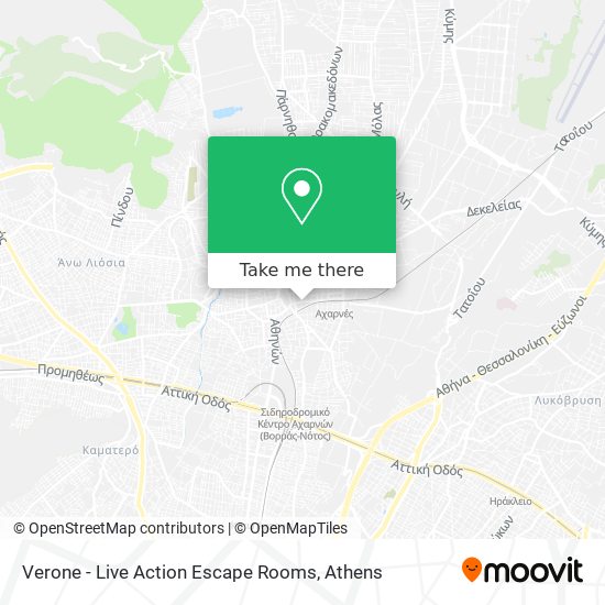 Verone - Live Action Escape Rooms map