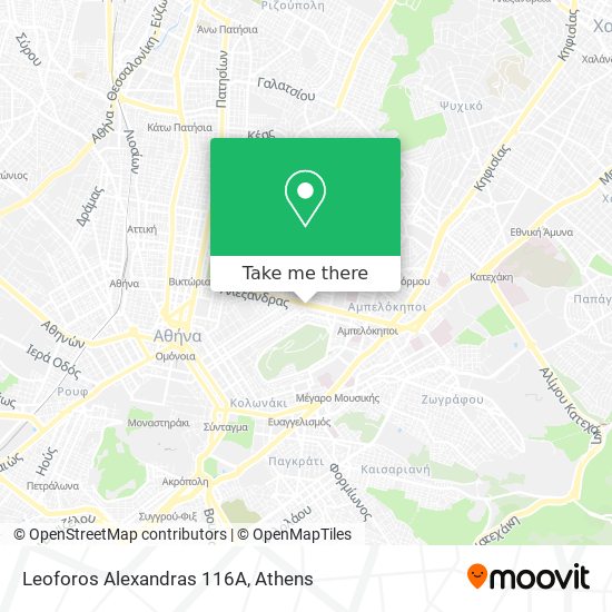 Leoforos Alexandras 116Α map