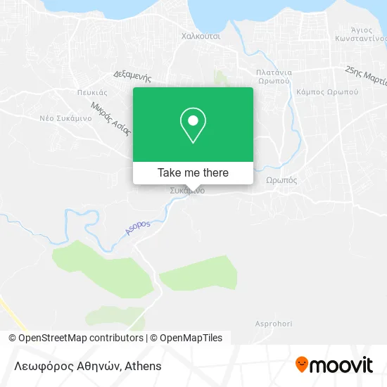 Λεωφόρος Αθηνών map