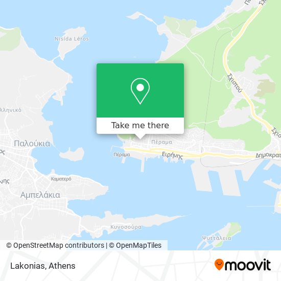 Lakonias map