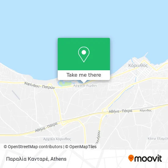 Παραλία Κανταρέ map