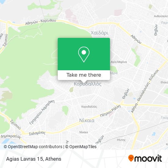 Agias Lavras 15 map