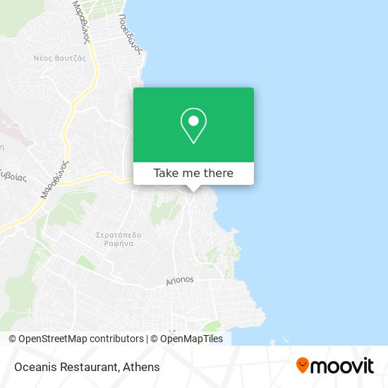 Oceanis Restaurant map