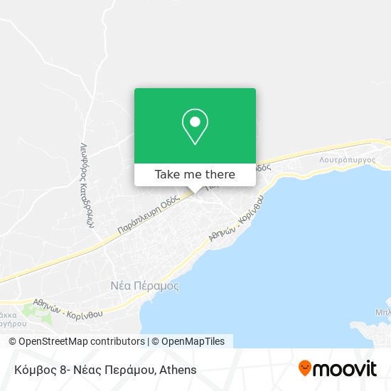 Κόμβος 8- Νέας Περάμου map