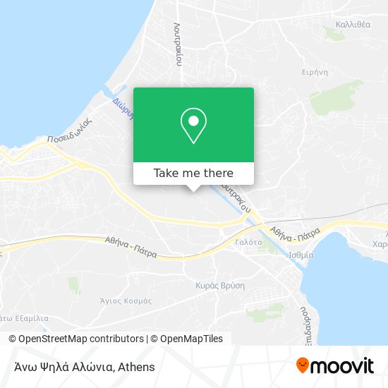 Άνω Ψηλά Αλώνια map