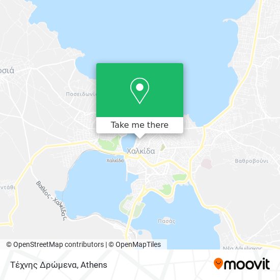 Τέχνης Δρώμενα map