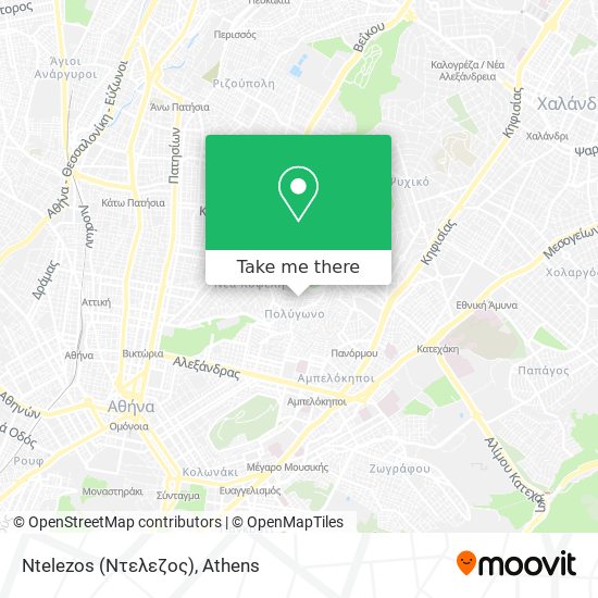 Ntelezos (Ντελεζος) map