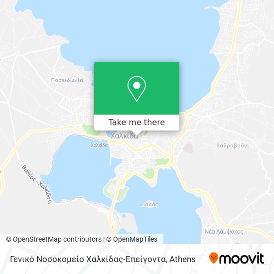 Γενικό Νοσοκομείο Χαλκίδας-Επείγοντα map