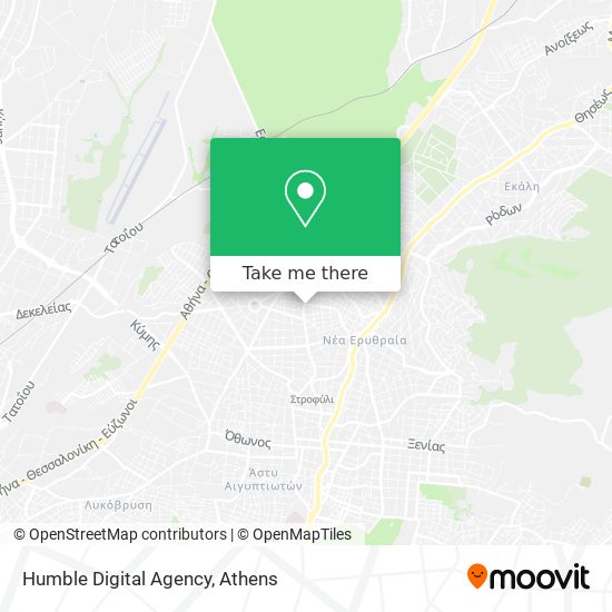 Humble Digital Agency map