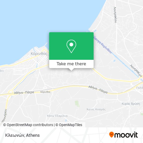 Κλεωνών map