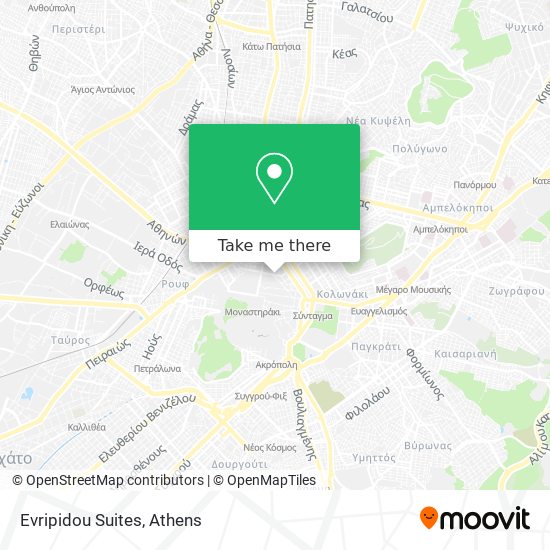 Evripidou Suites map