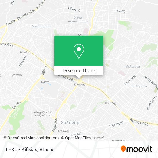 LEXUS Kifisias map