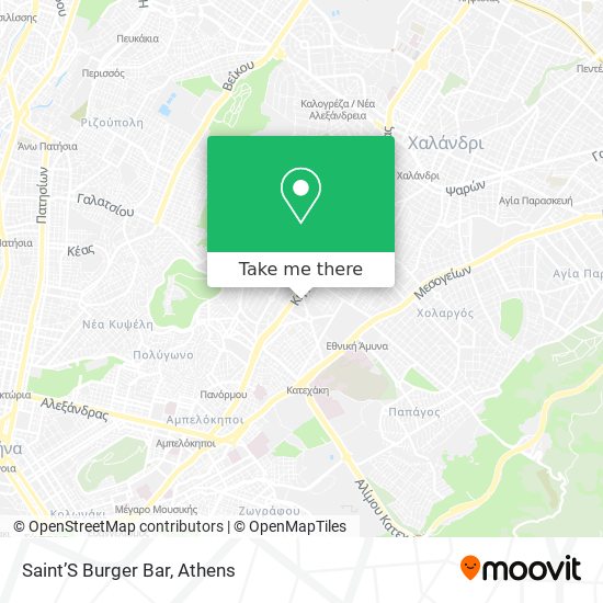 Saint’S Burger Bar map
