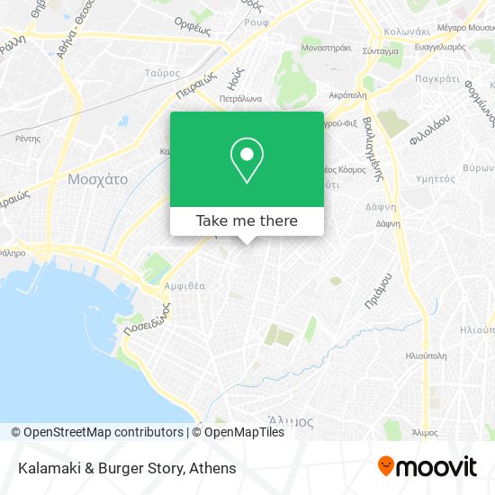 Kalamaki & Burger Story map