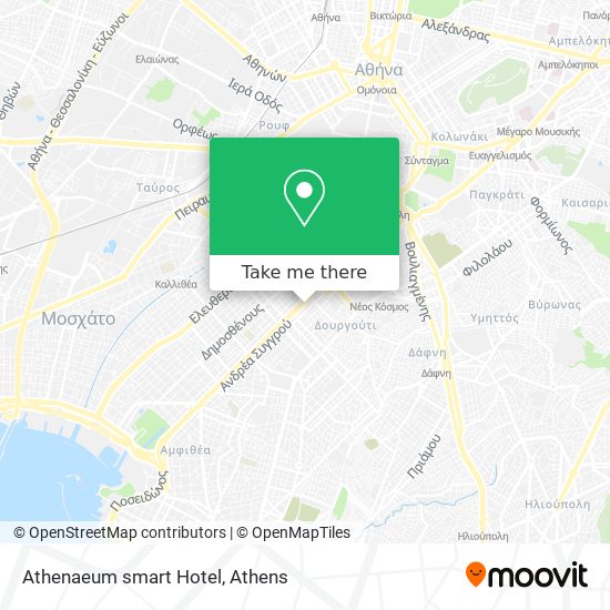 Athenaeum smart Hotel map
