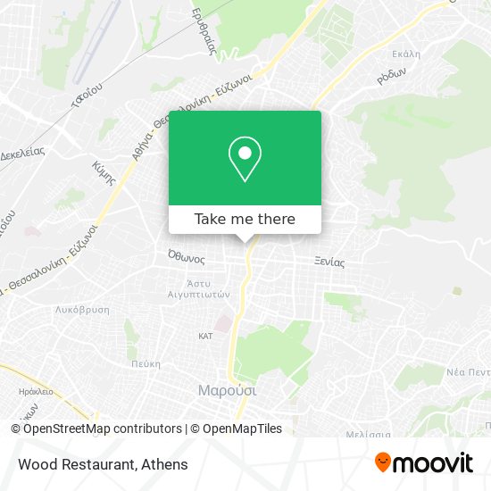 Wood Restaurant map