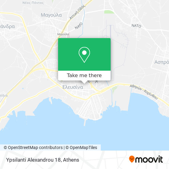 Ypsilanti Alexandrou 18 map