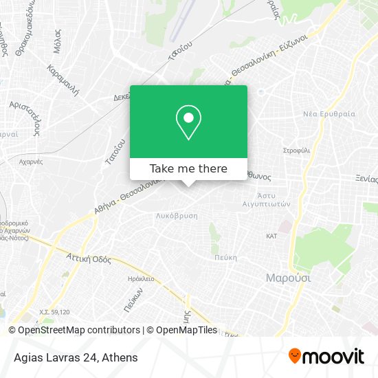 Agias Lavras 24 map