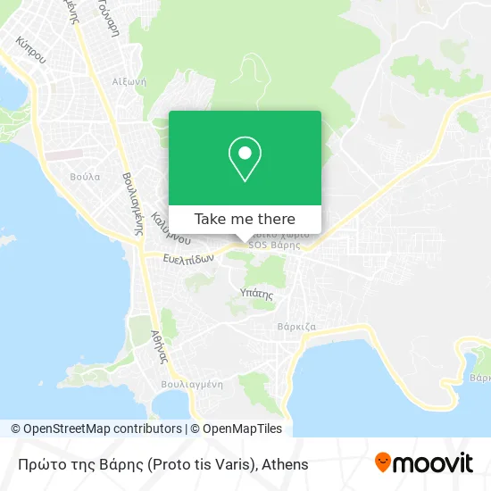 Πρώτο της Βάρης (Proto tis Varis) map