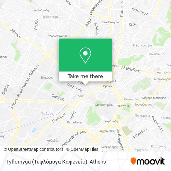 Tyflomyga (Τυφλόμυγα Καφενείο) map