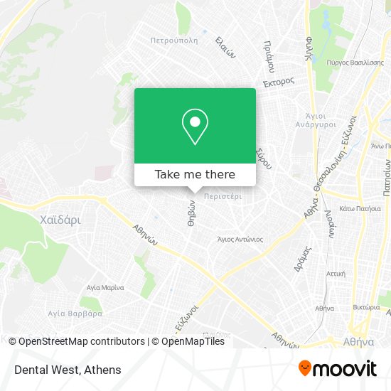 Dental West map