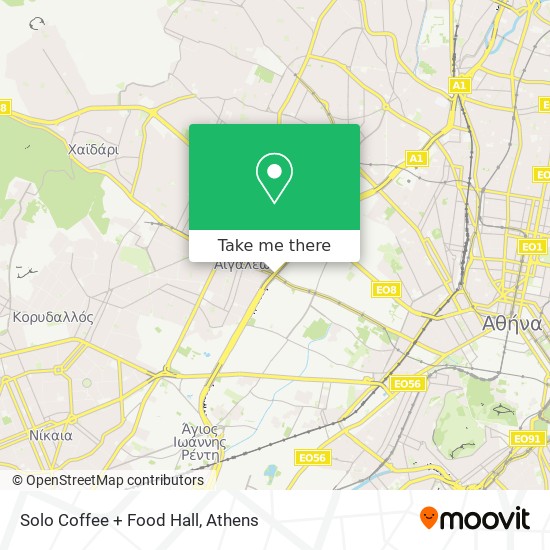 Solo Coffee + Food Hall map