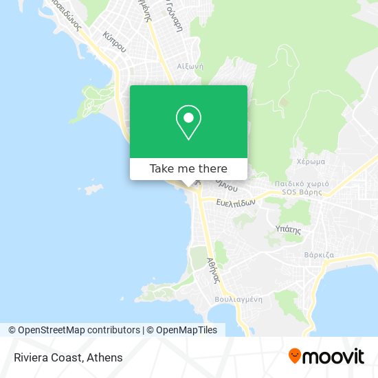 Riviera Coast map
