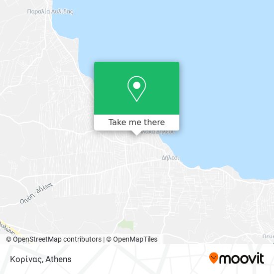 Κορίνας map