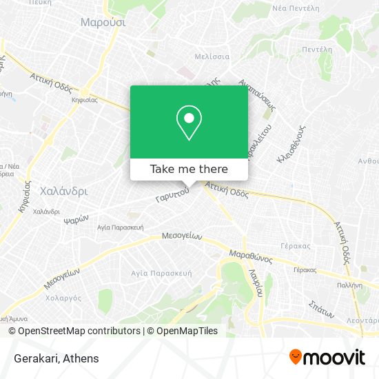 Gerakari map